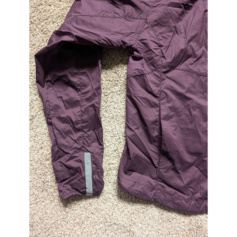 Oiselle Women's S Reflective Vim Jacket Dusk Purple Full Zip Pockets Lightweight - Picture 3 of 13